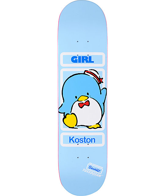 Girl x Sanrio Koston Hello Kitty 8.0" Skateboard Deck at Zumiez PDP